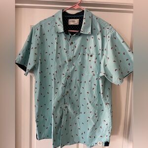 Free Planet Aqua Shirt with Watermelon and Polka Dot Accents